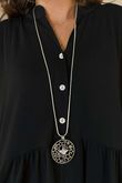 Laundry B Galway Necklace Grey